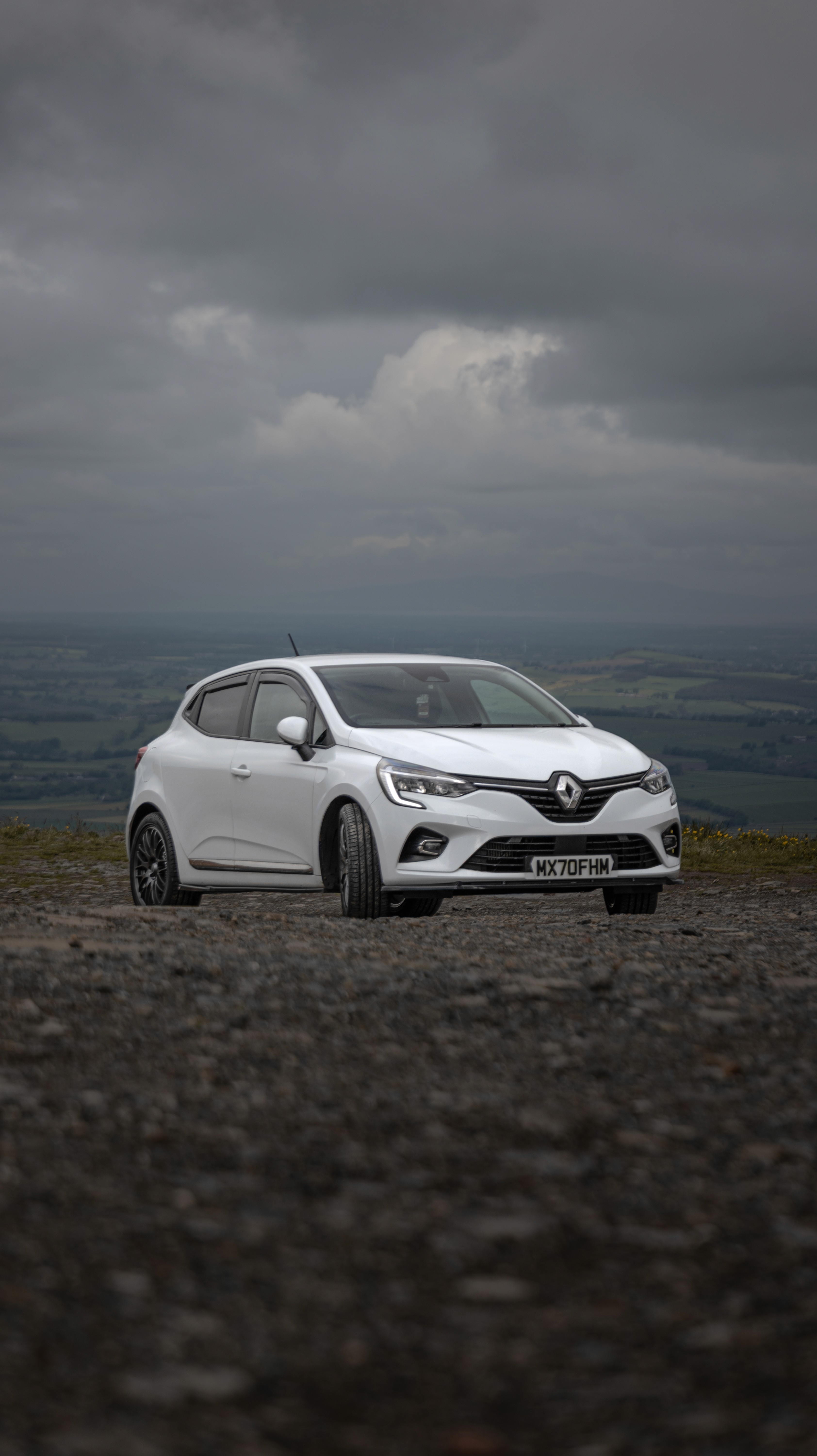 Renault Clio shot in the countryside