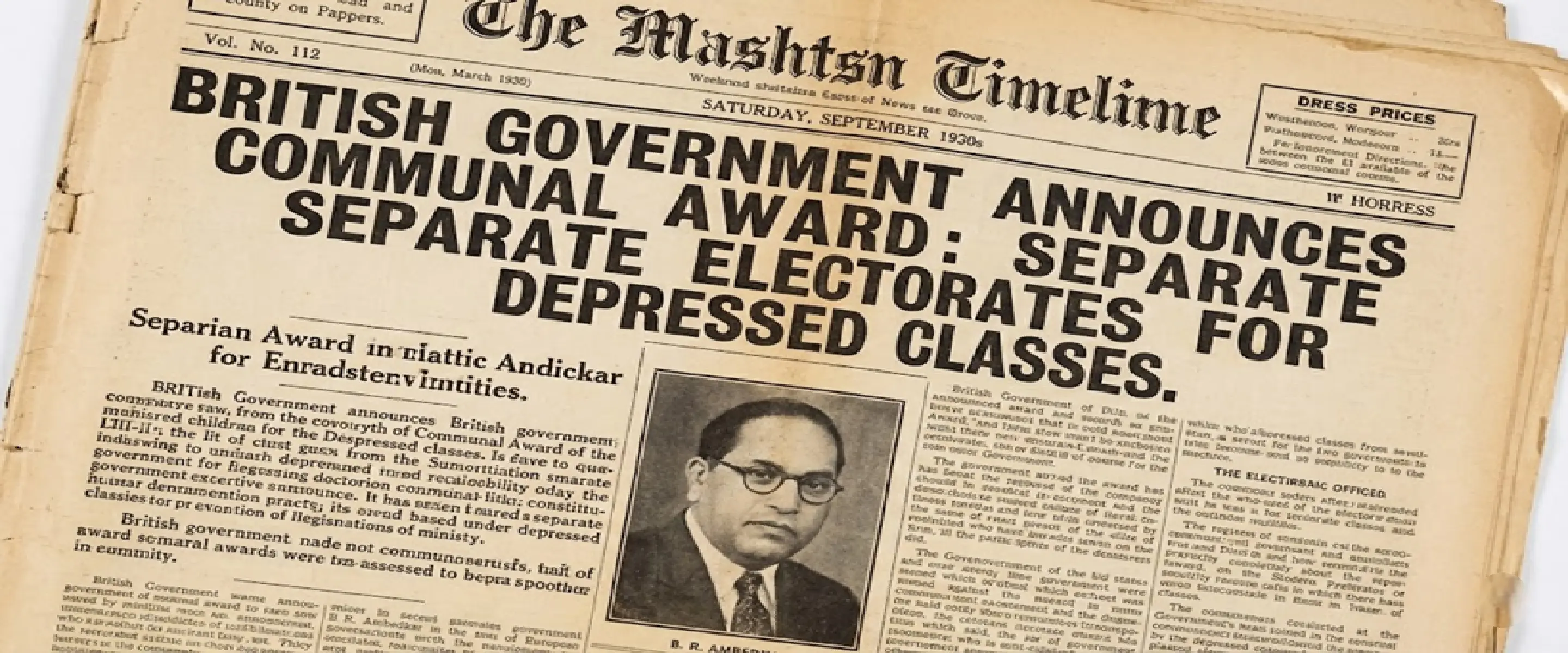 British government’s solution was the Communal Award