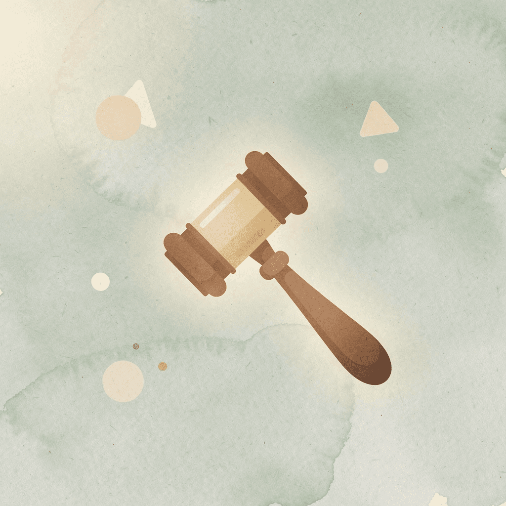 Gavel icon representing the HexClad class action lawsuit