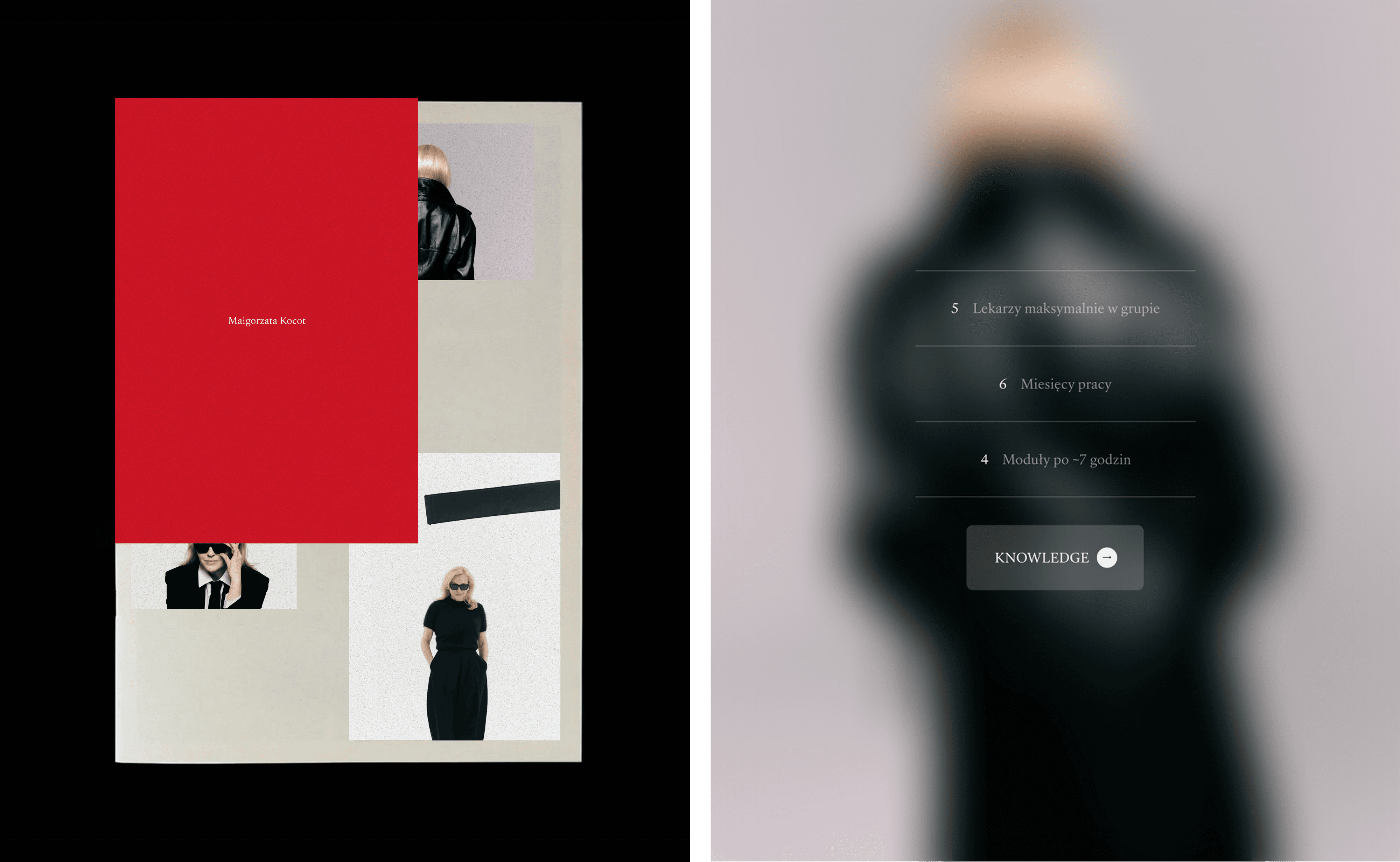 Stationary and Digital Design for a Dedicated to a High-End Aesthetics Brand