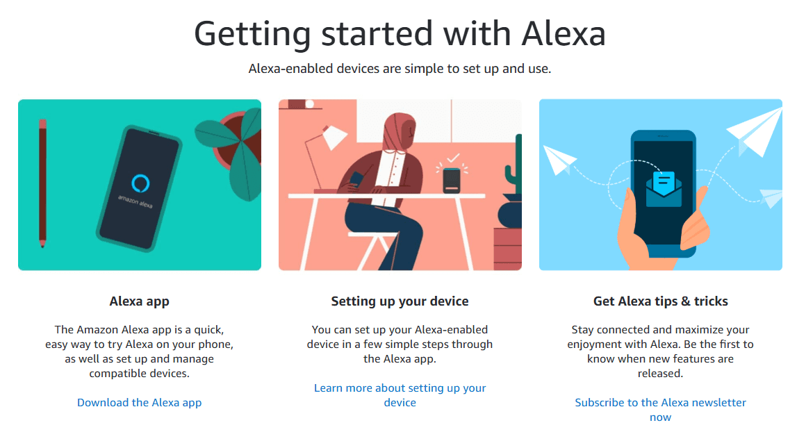 Amazon Alexa - Ecommerce Chatbot Examples