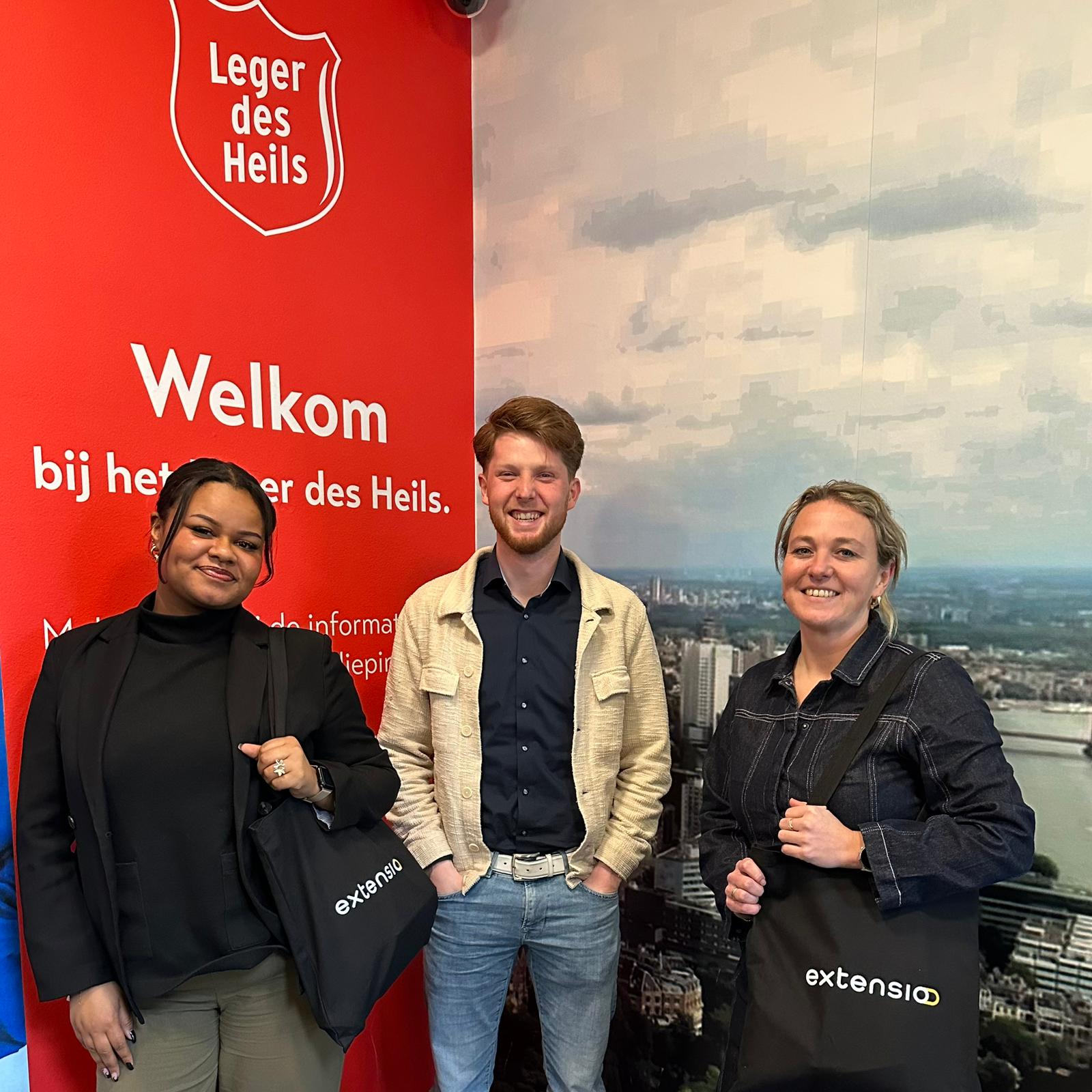 v.l.n.r. Diana Quiviengele, Matthias Boer en Annerieke van Haaften