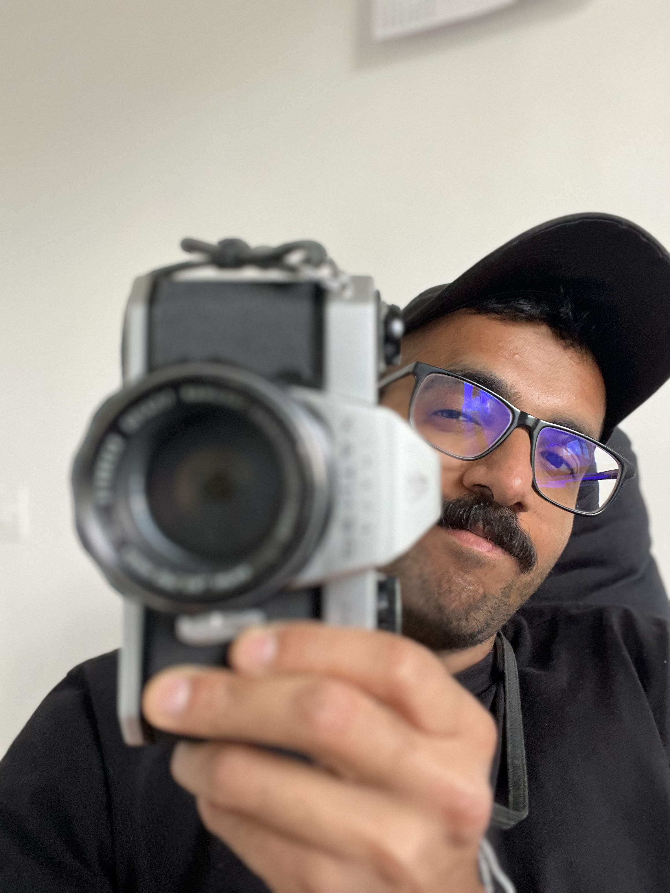 Rishabh with camera