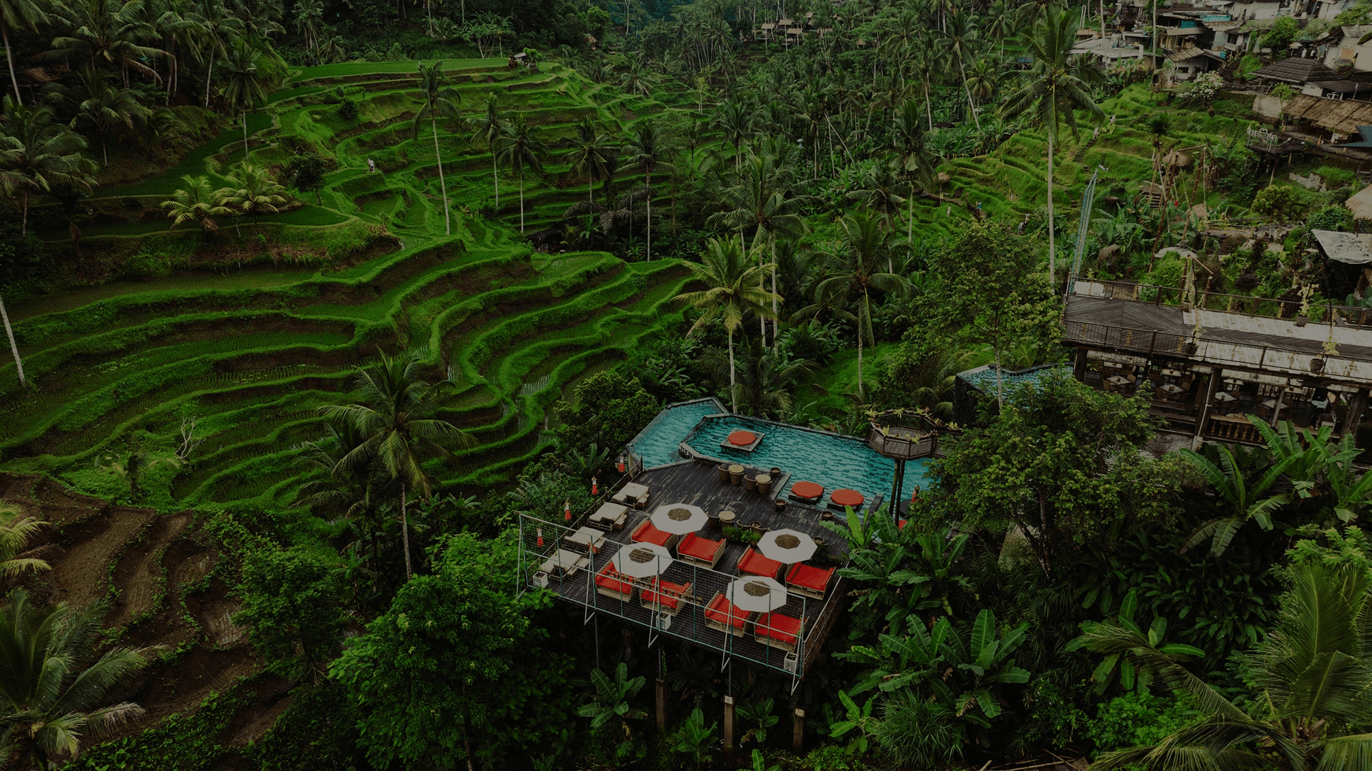 Ruta Bali + Gili del primer viaje ConVdoble  Viaje organizado a Bali y Gili para mujeres  Paisaje de Bali como inicio del itinerario ConVdoble