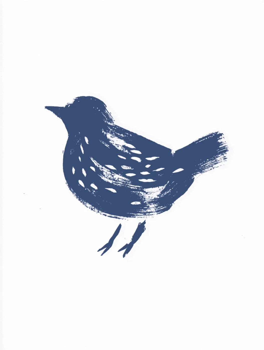 Blue bird illustration