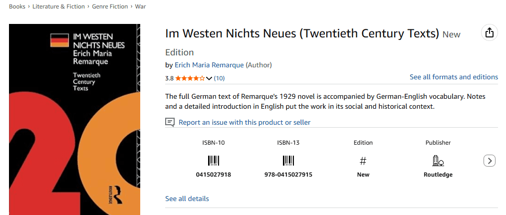 Im Westen nichts Neues