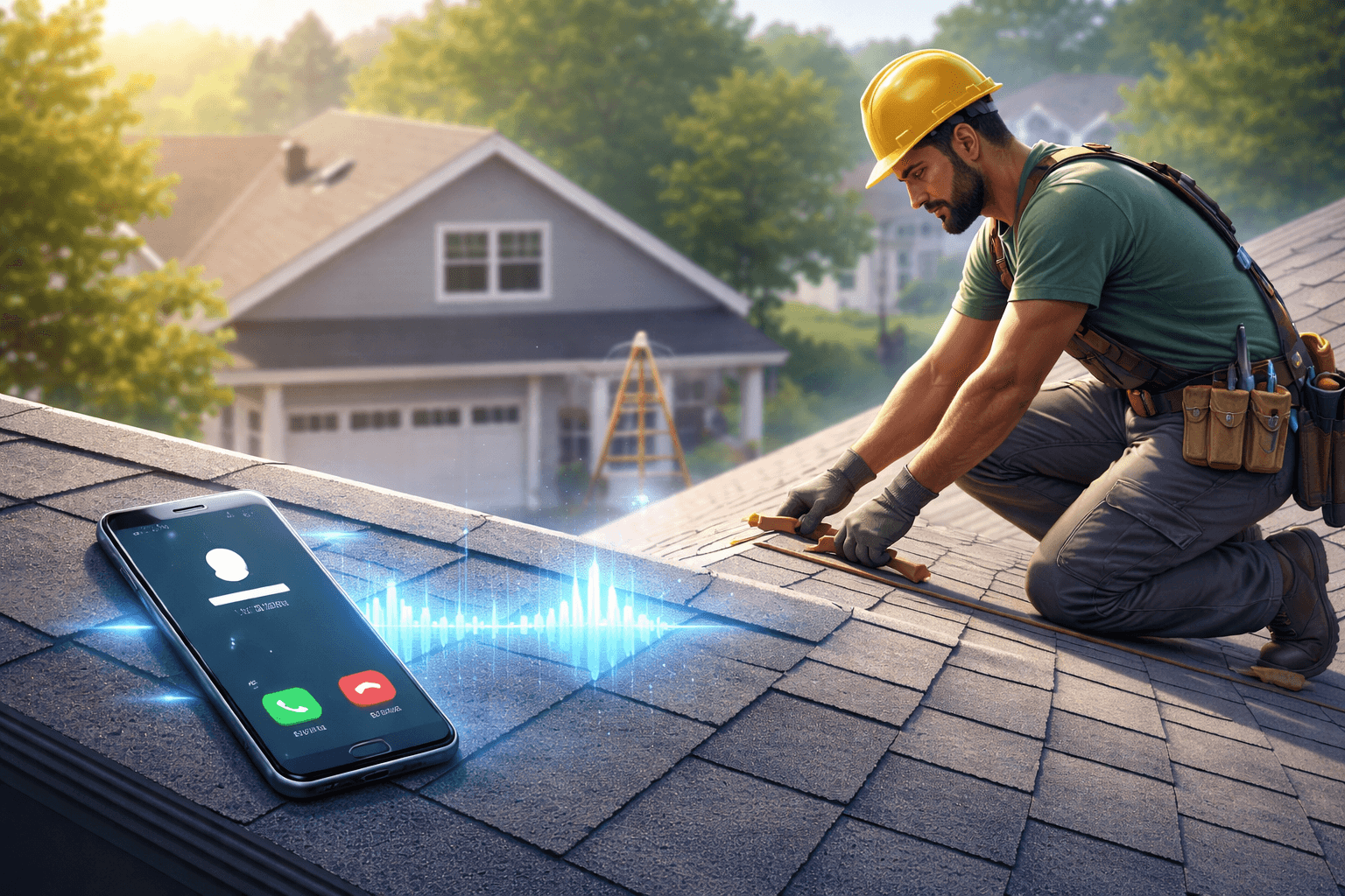 Should roofing contractors use an AI answering service?