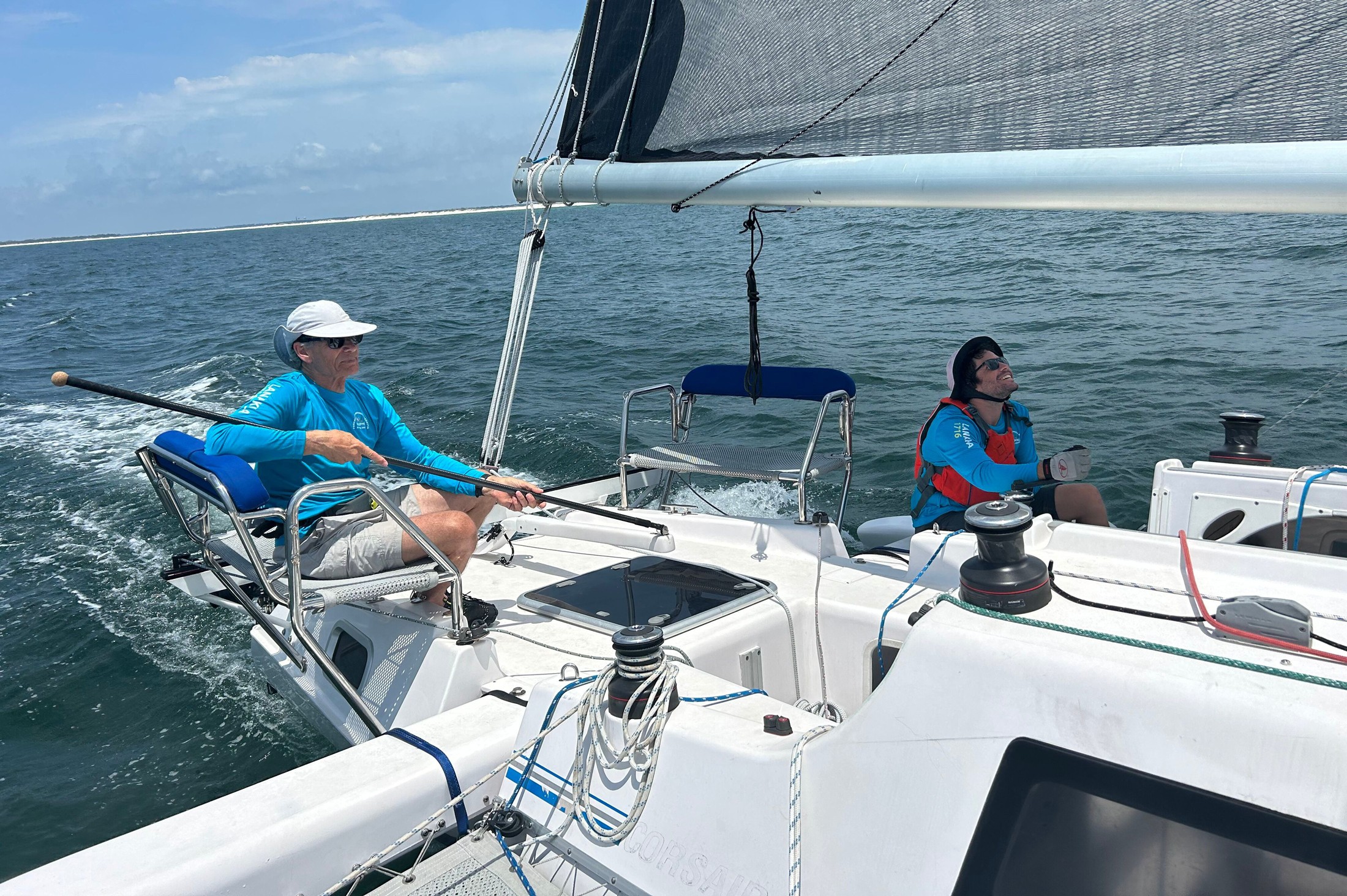 crew sailing