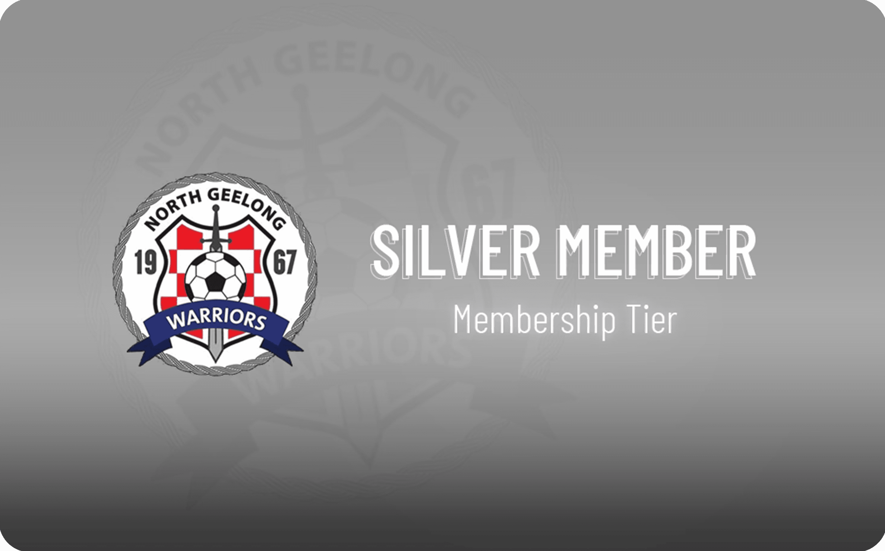 North Geelong Warriors FC Silver Membership tier