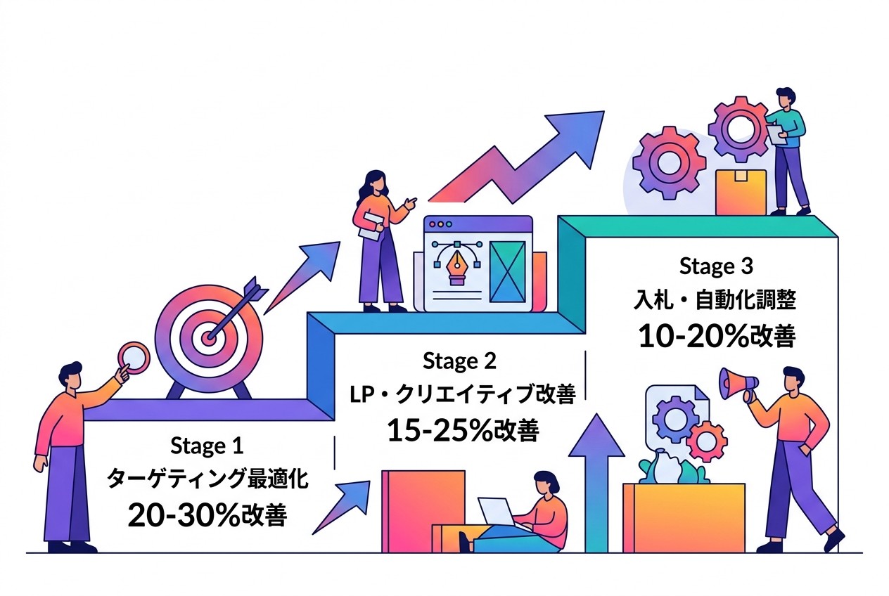 CPA改善を効率的に進める3段階のアプローチ