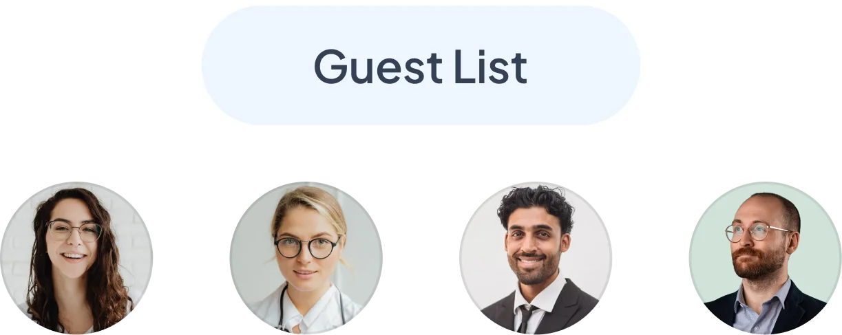 Build Guest Lists Illustration