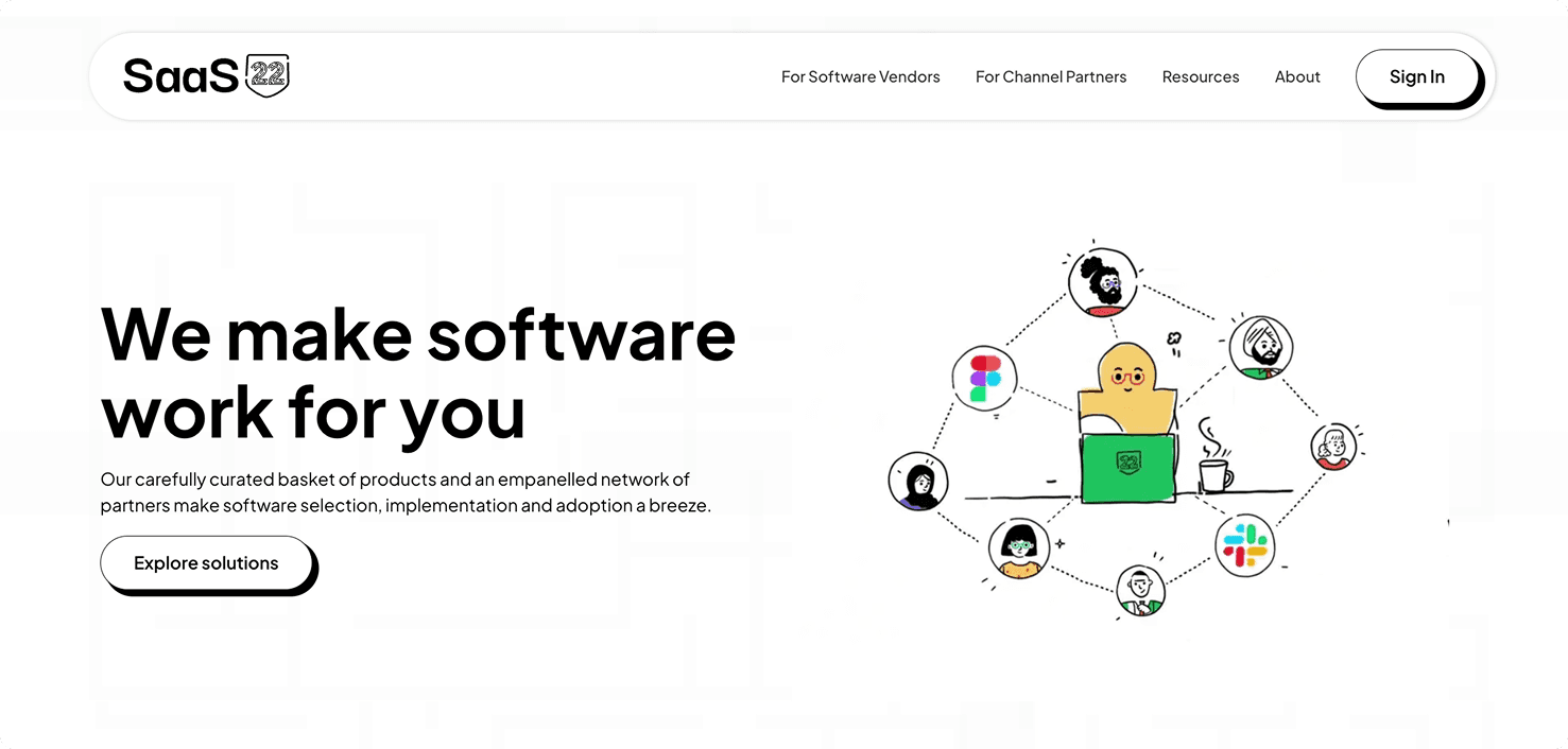 Modern home office setup with a monitor, ergonomic chair, keyboard, and indoor plants near a window with blinds.