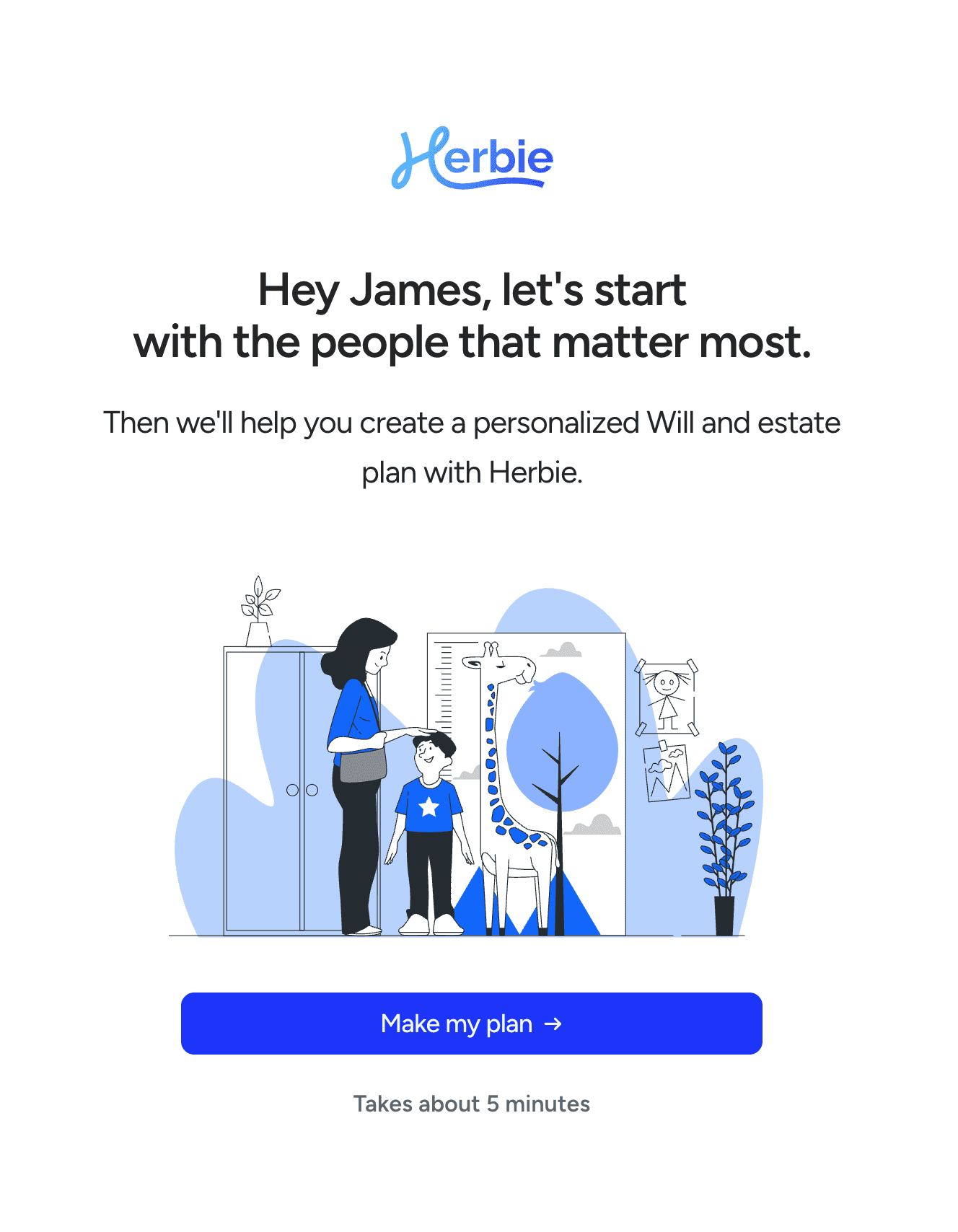 Make an estate plan online in just a few simple steps with Herbie