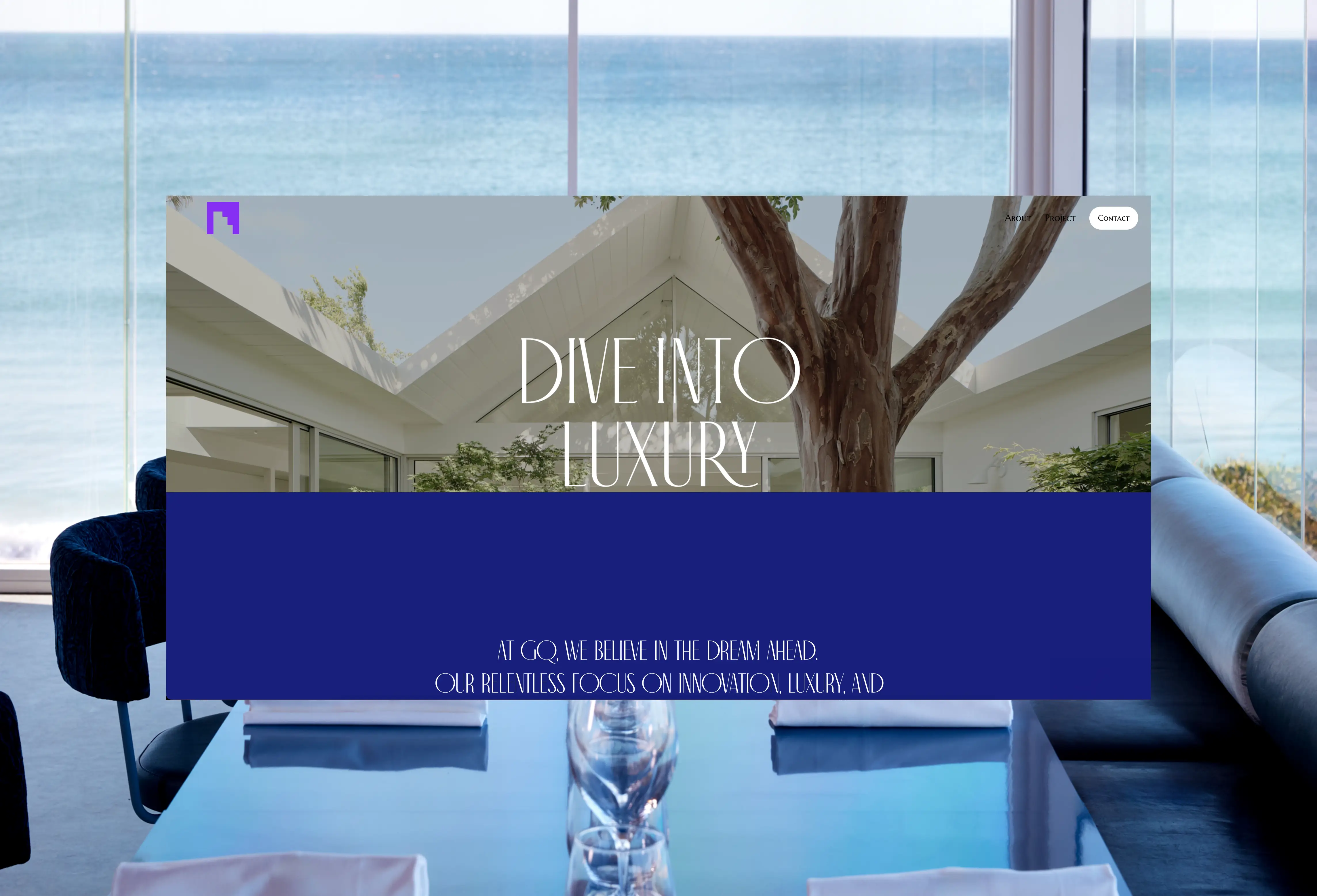 GQ Interiors - Launch your portfolio made in framer