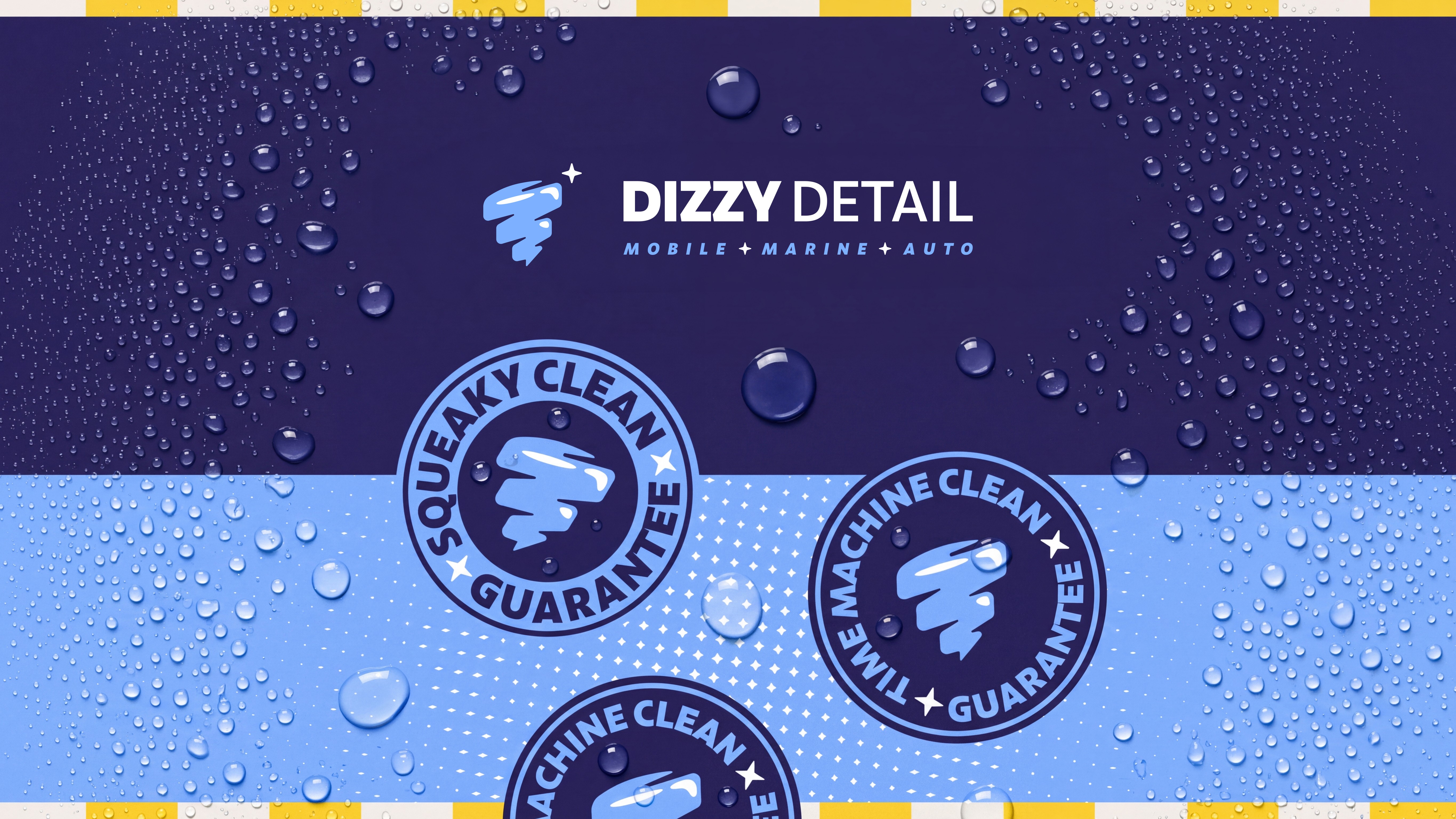 Dizzy Detail logos and palette
