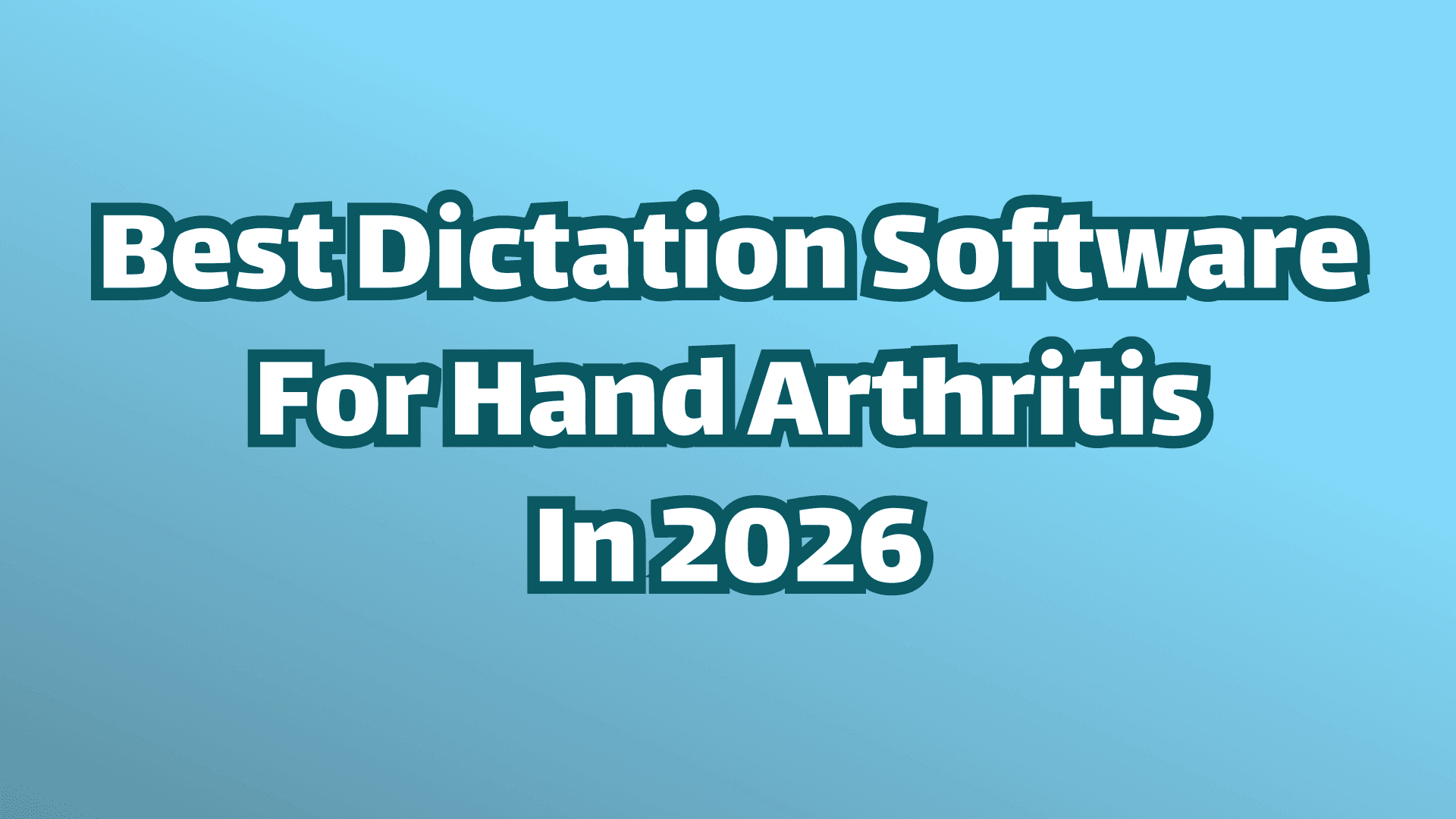 カバー画像: 2026年の手関節炎向けベスト音声入力ソフト