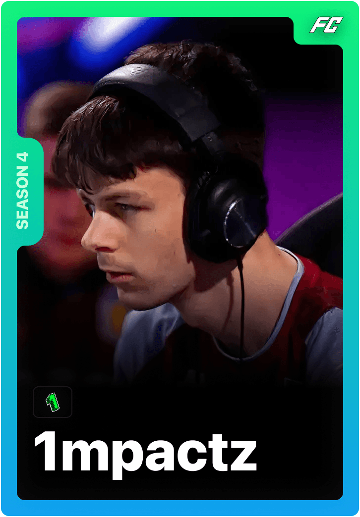 1mpactz FC esports player competing in 1v1Me FC live match staking