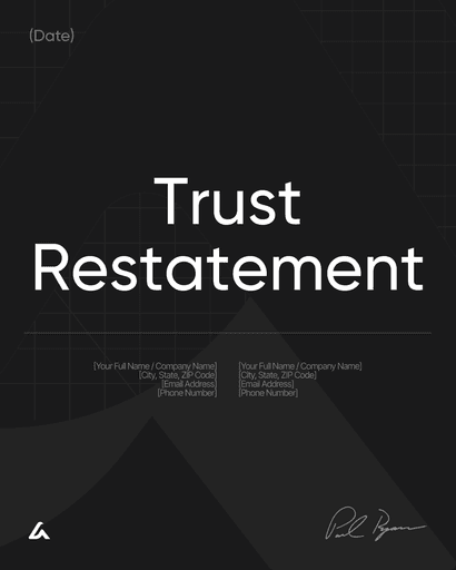 Trust Restatement