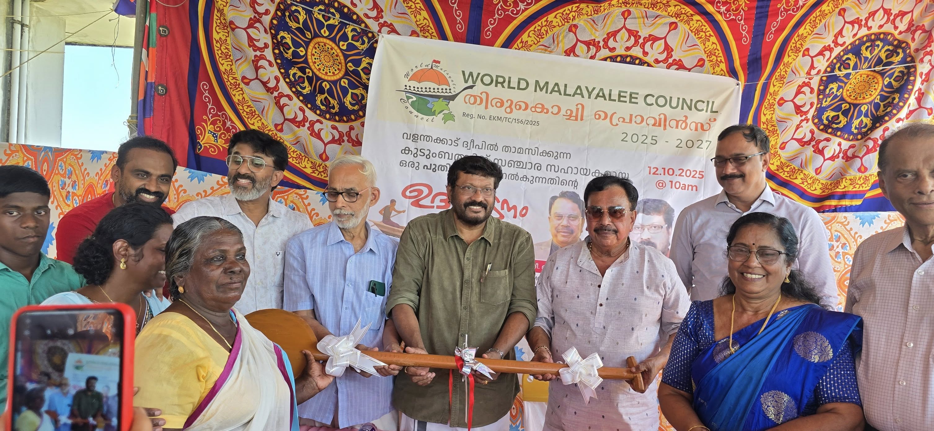 two men wearing masks and holding a bag of food