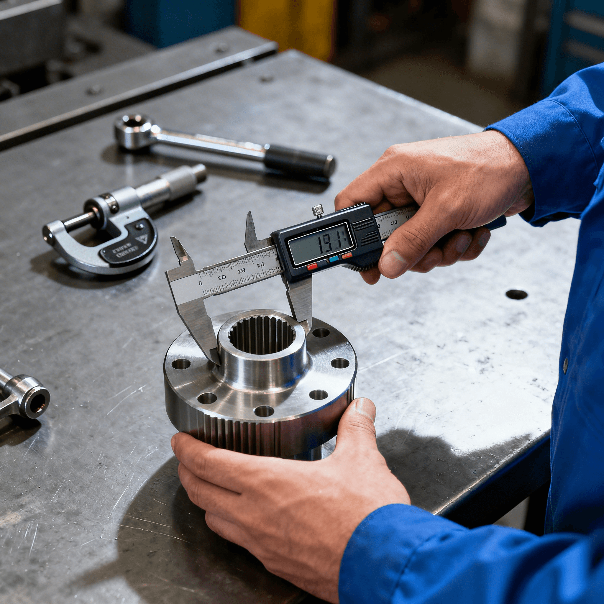 Lab technician kept a small chemical bottle in a stand