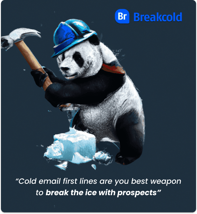 Cold Email First Lines Break The Ice | Breakcold