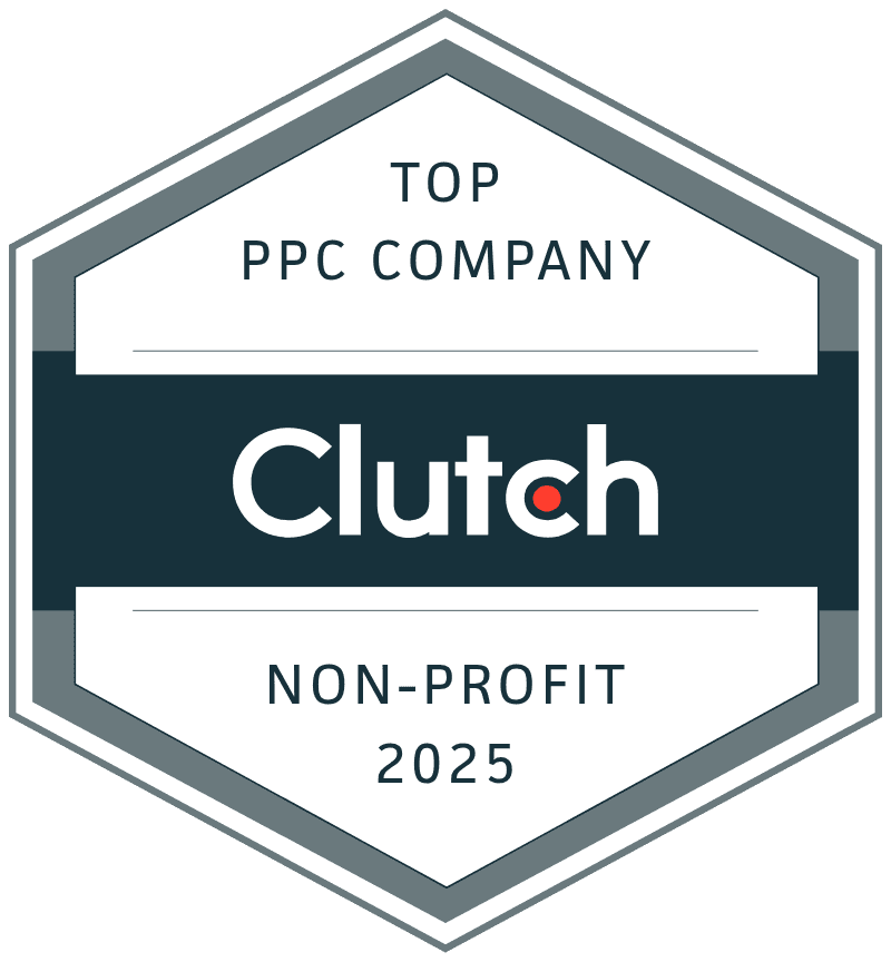 Clutch Top PPC Company Non-Profit 2025 Badge