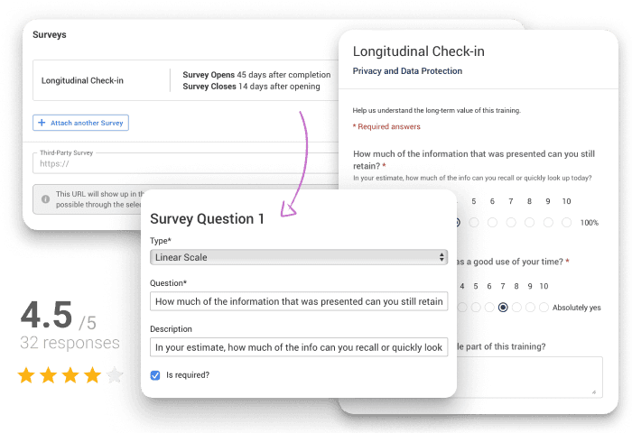 Native survey support