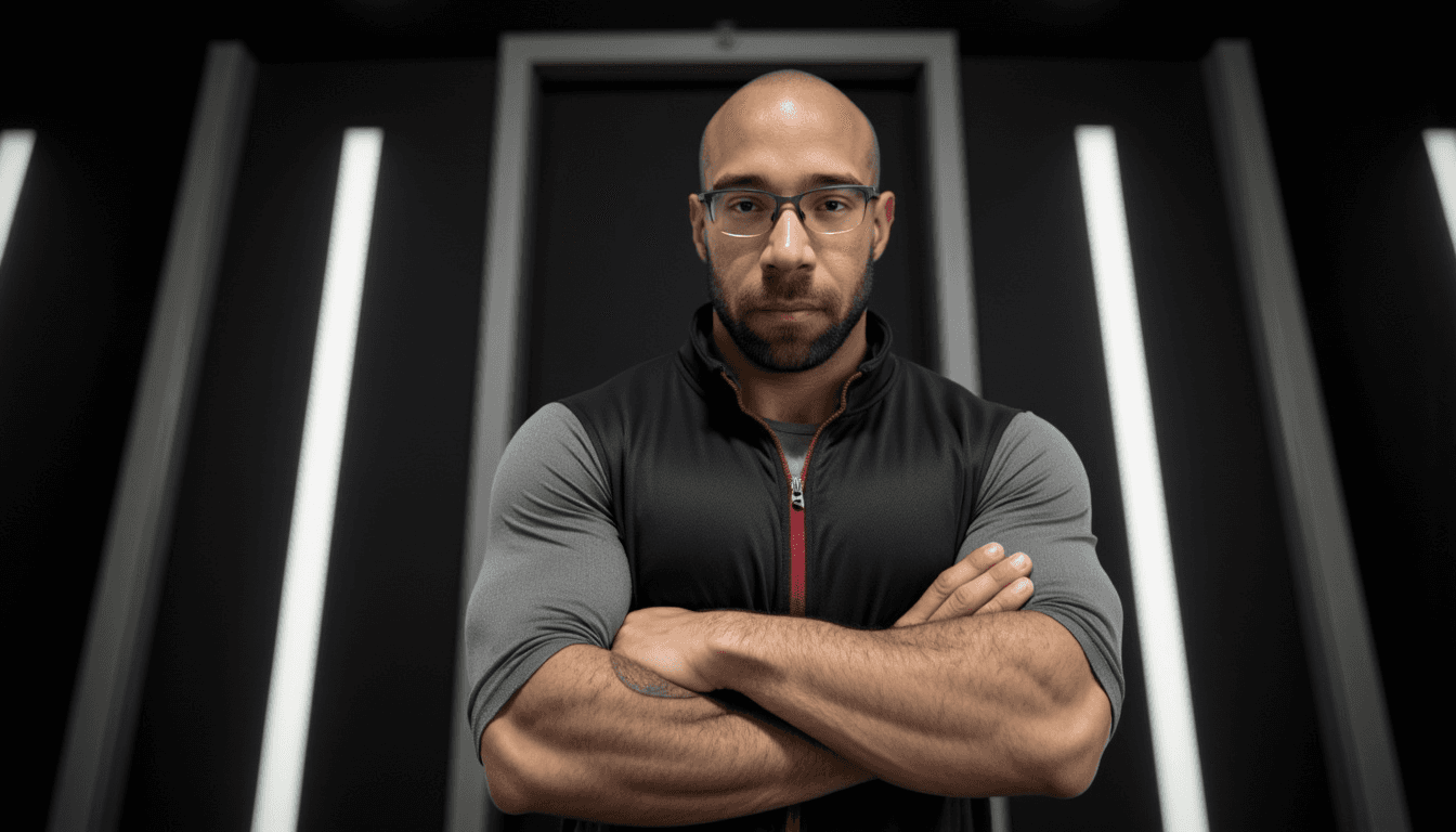 Coach explaining something to an athlete