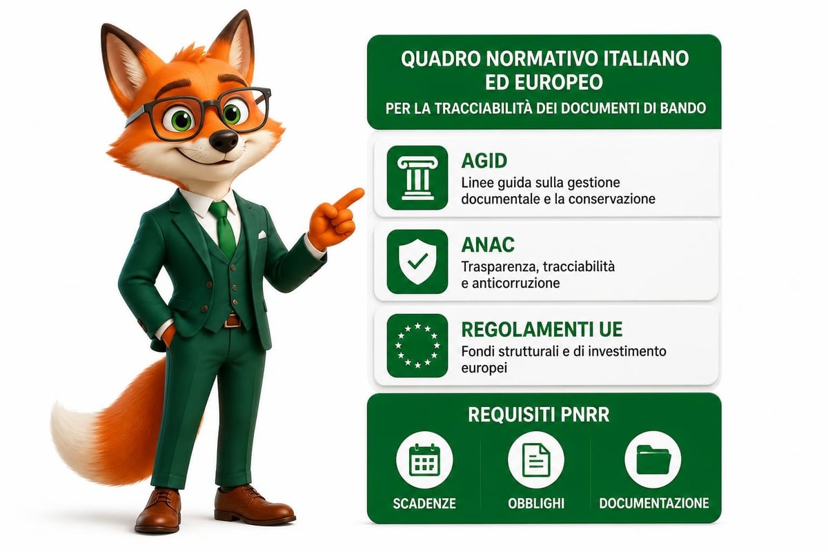 Normativa tracciabilità documenti bandi