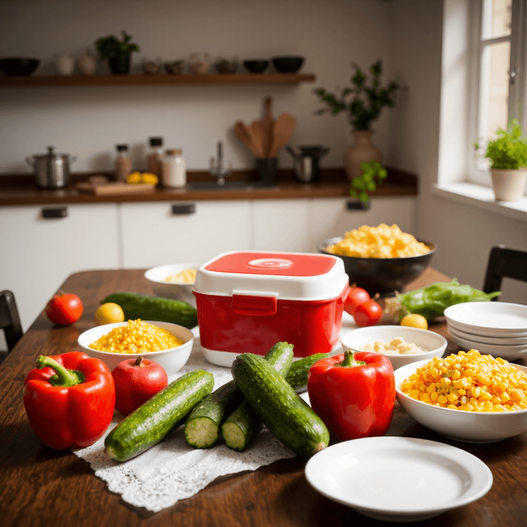 product photography of lunch box