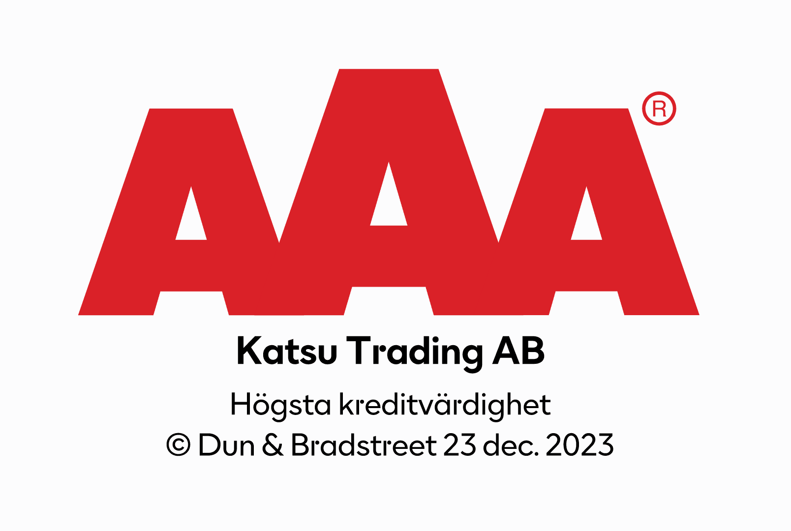 AAA - Högsta kreditvärdighet