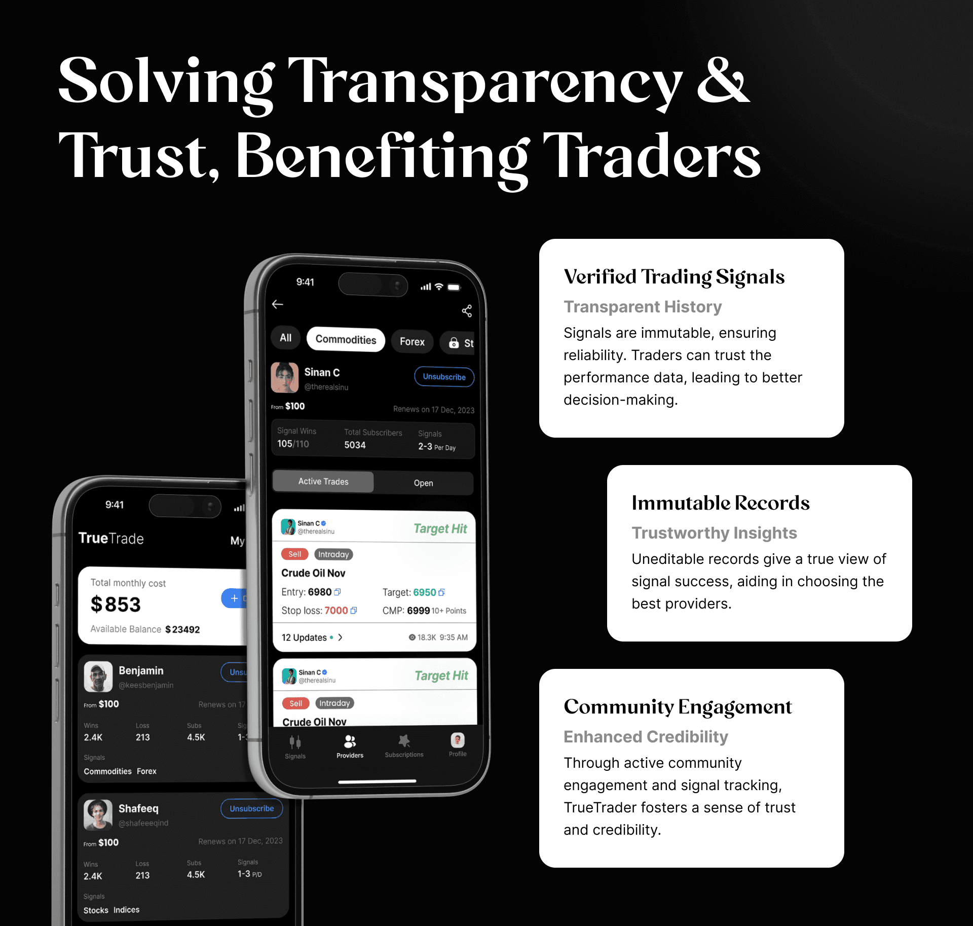 TrueTrader App | Real Wins & Losses with Honest Trading Signals