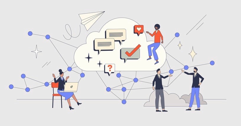 A diagram illustrating the transformation of the hiring process with cloud ATS technology.