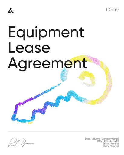 Equipment Lease Agreement