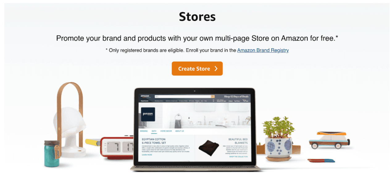 Amazon storefront design