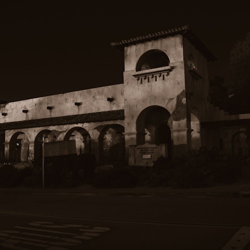 Creepy photo of the Mormon Battalion Historic Site.
