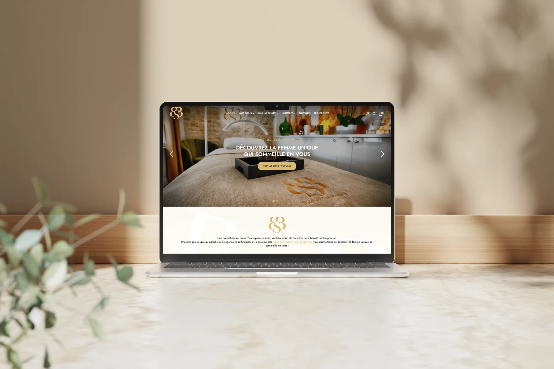 laptop affichant l'ancien site bbs concept