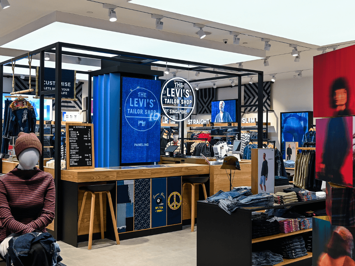 Levi’s Tailor Shop located at the ION Orchard Levi’s outlet in Singapore