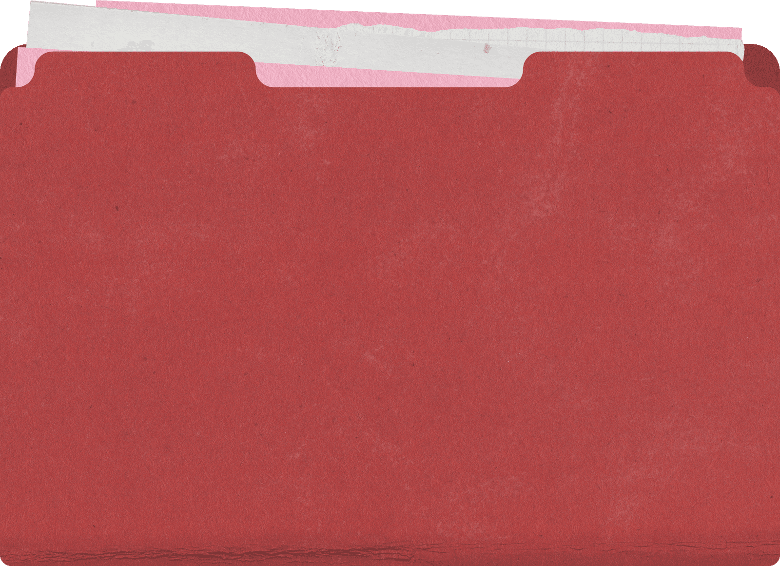 Red File Folder with Documents