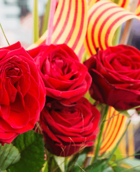 Rosa Sant Jordi Para Oficinas Barcelona