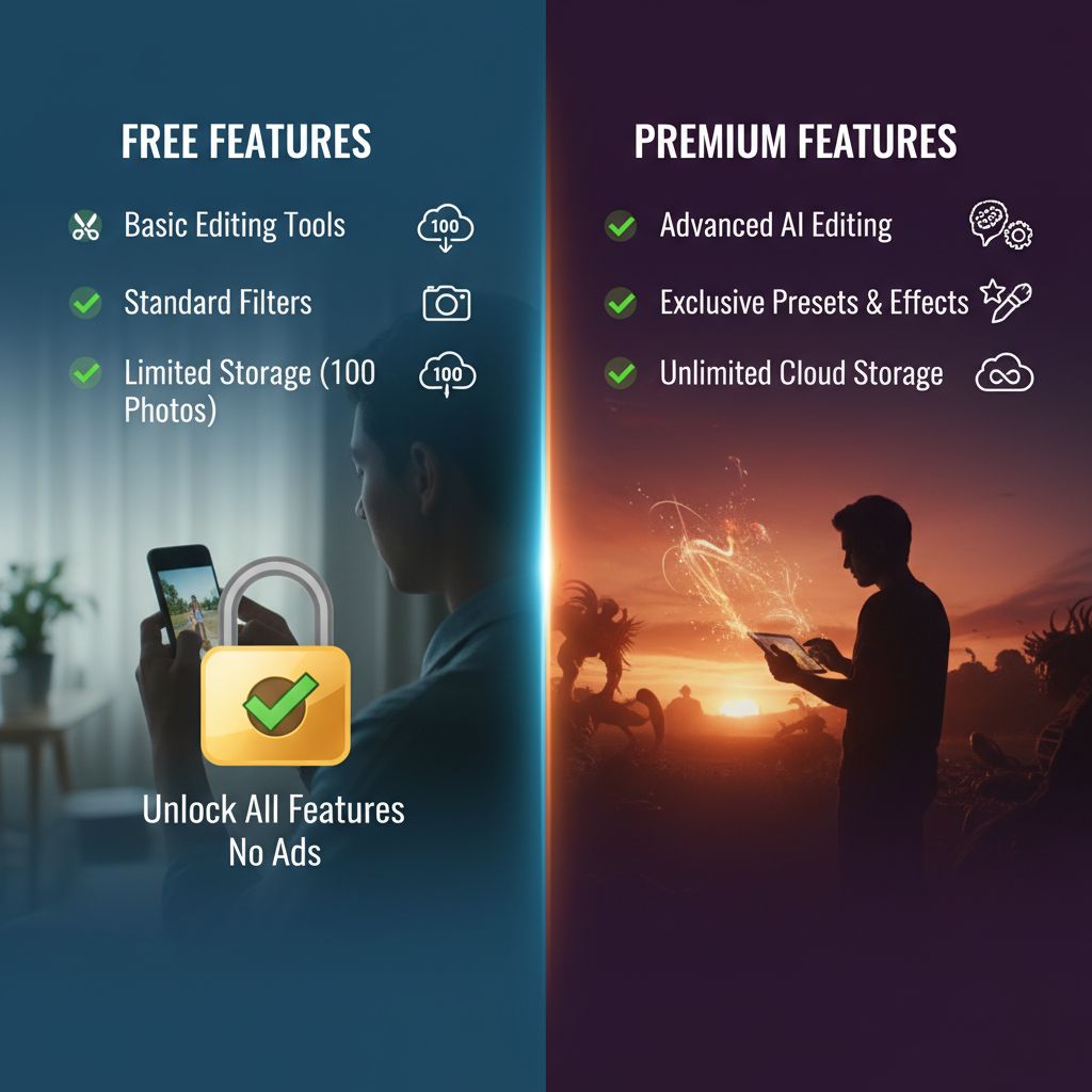 Free versus premium workout app features comparison