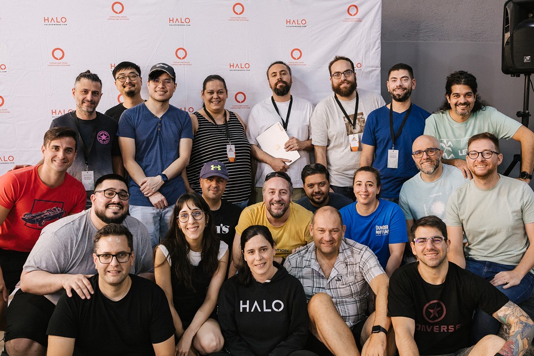 Large Halo team photograph