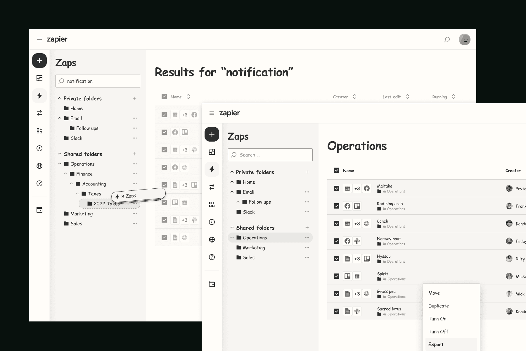 trees on forest with sun rays