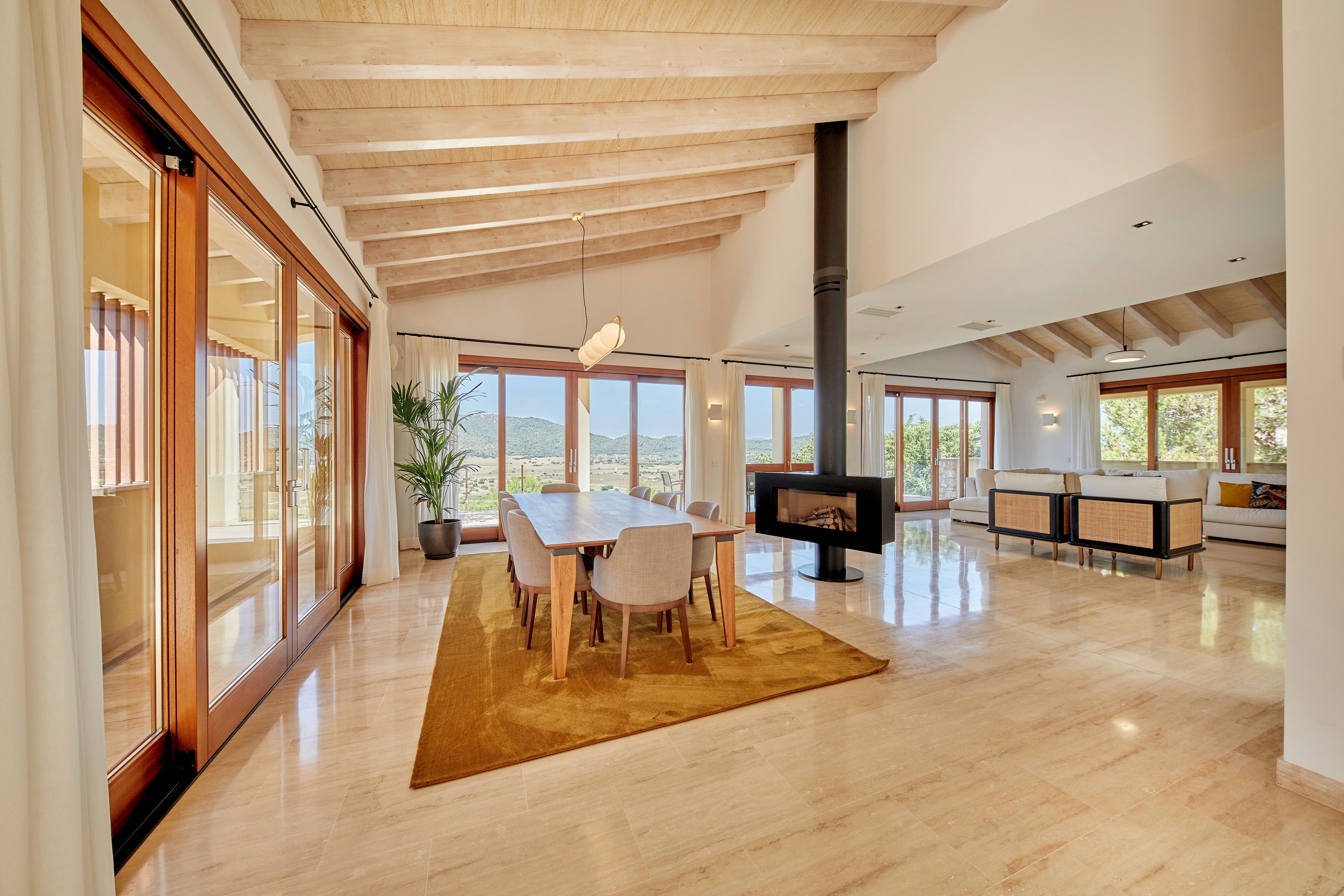 Salón Villa de Lujo Cap Vermell en Mallorca