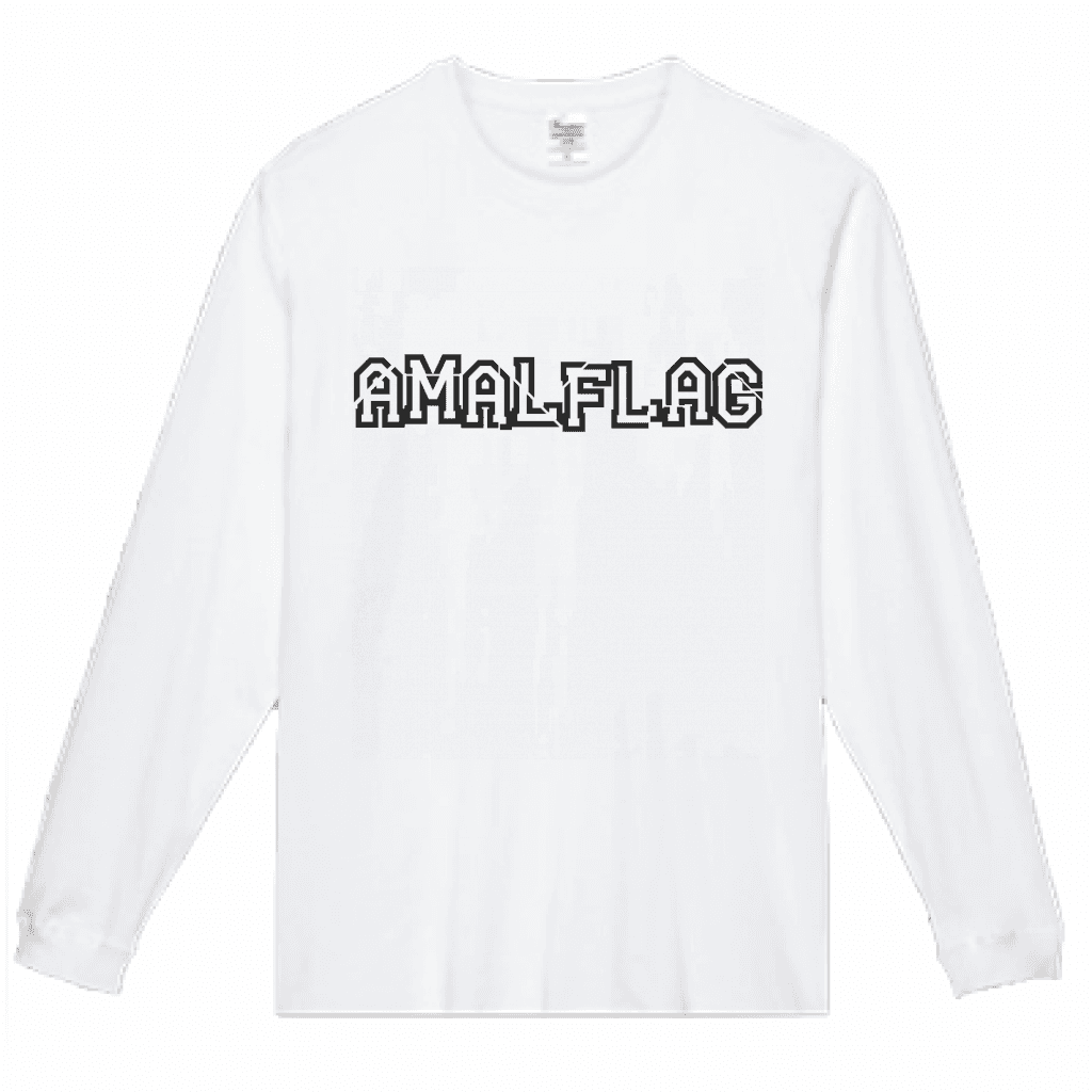 白長袖Tシャツ（表）