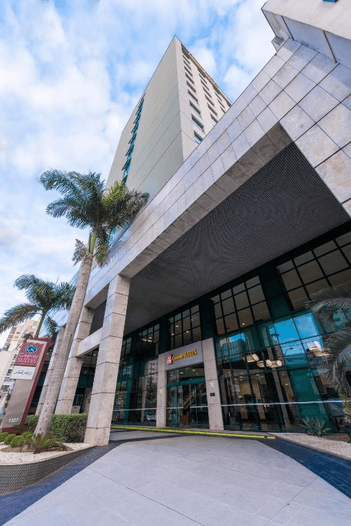 person making a contactless payment with a card