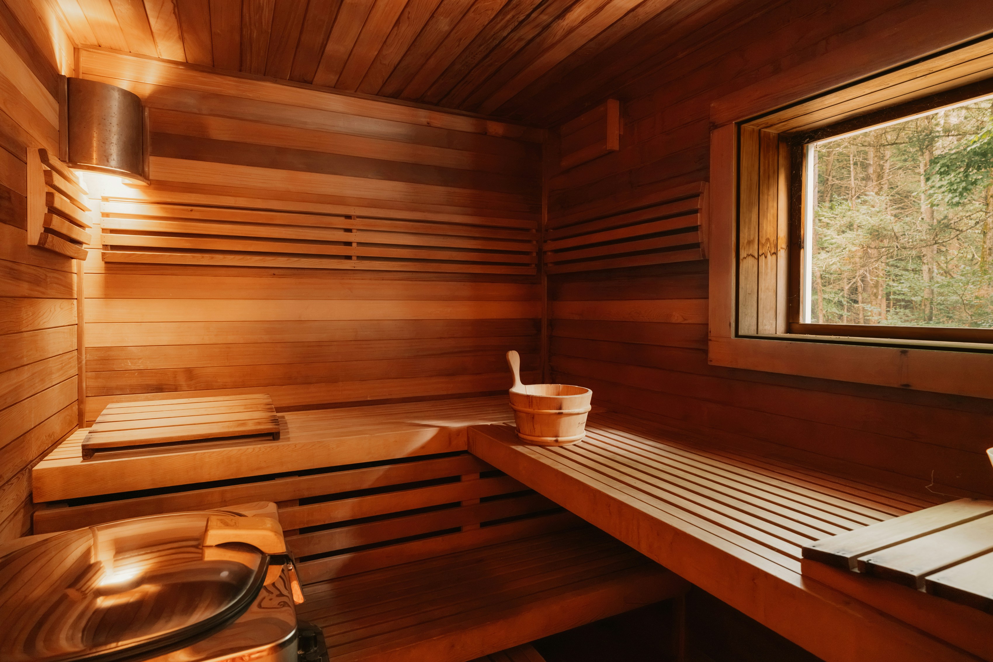 Sauna im Badehaus