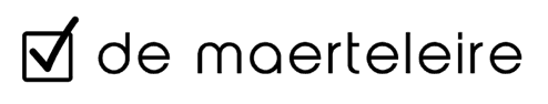 kantoor de maerteleire logo zwart
