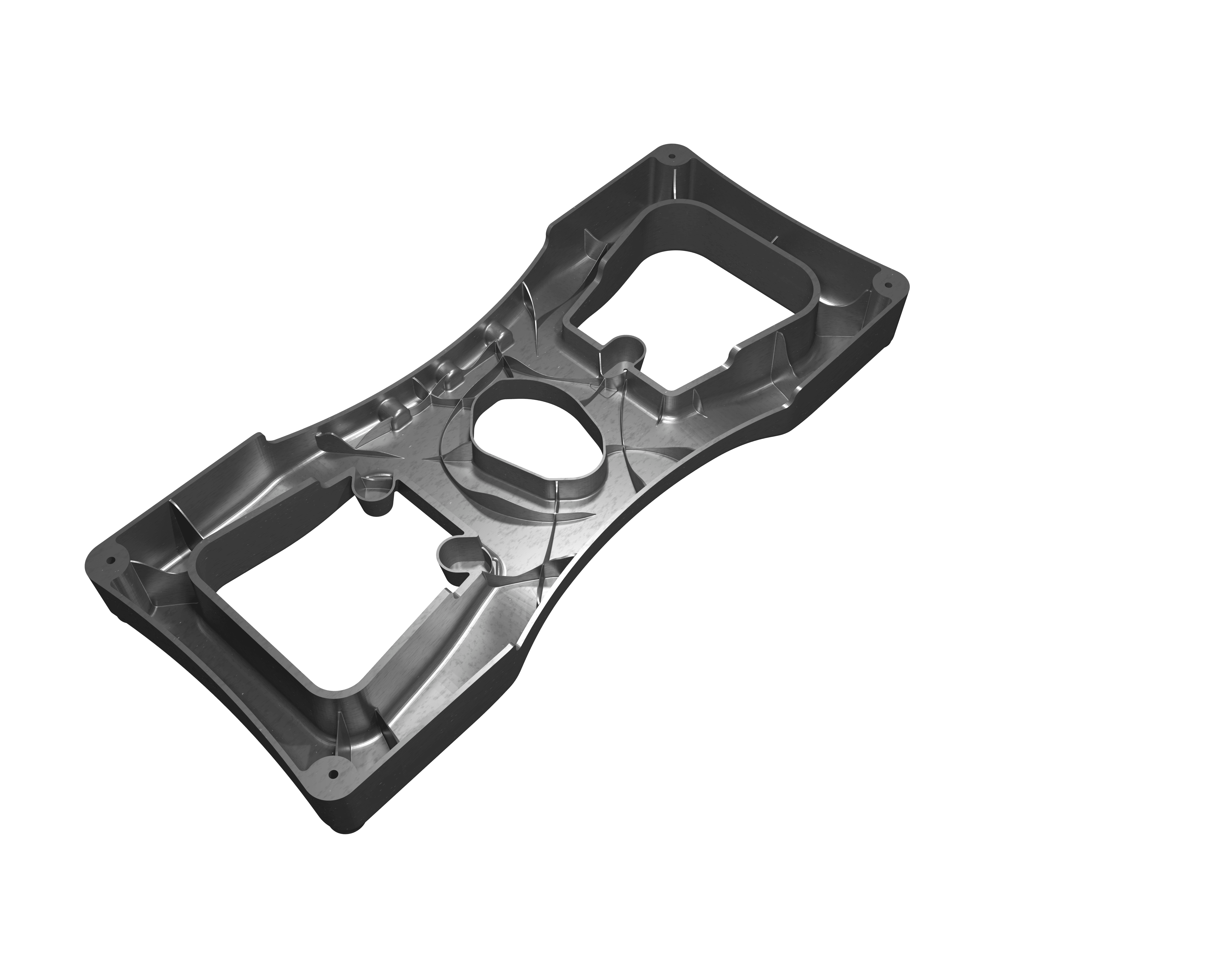 Ein 3D-Modell von einem Bauteil eines Automobils