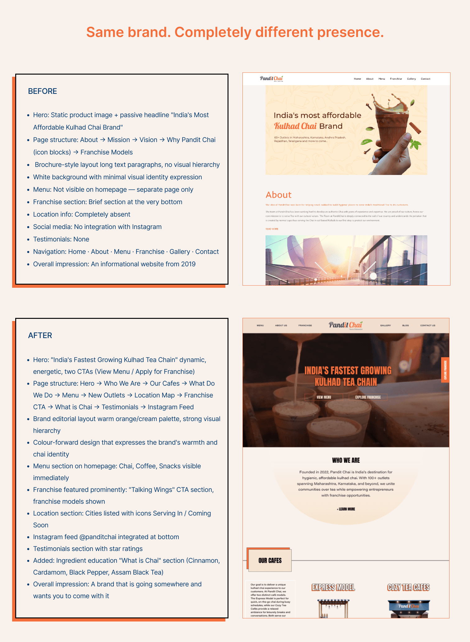 Pandit Chai logo preview tablet angle